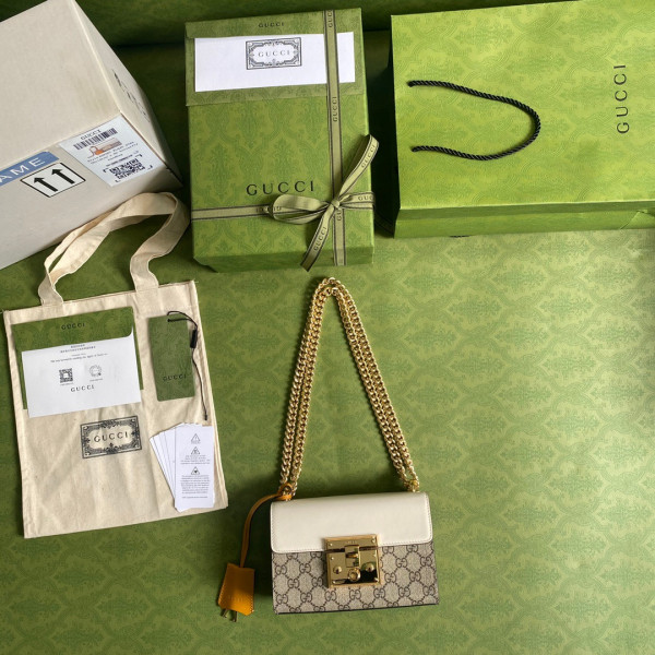 G*u*i padlock small shoulder bag