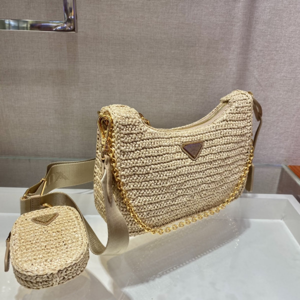 Pra*a re-edition 2005 raffia bag