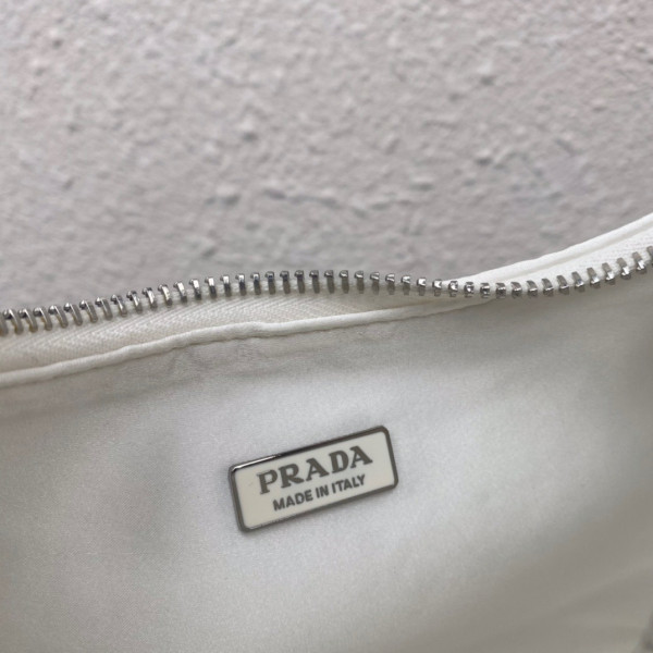 Pra*a re-edition 2005 satin bag with crystals