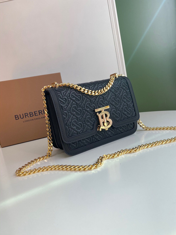 B**rry small quilted monogram lambskin tb bag