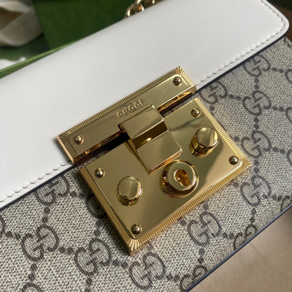 G*u*i padlock small shoulder bag