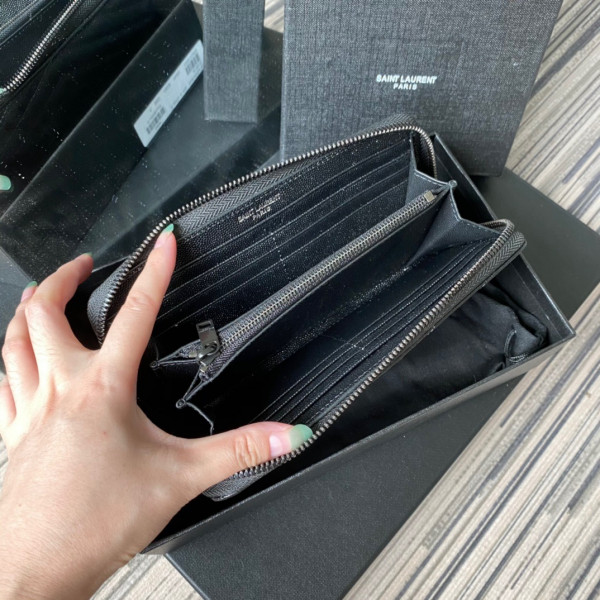 Y*L monogram zippy wallet