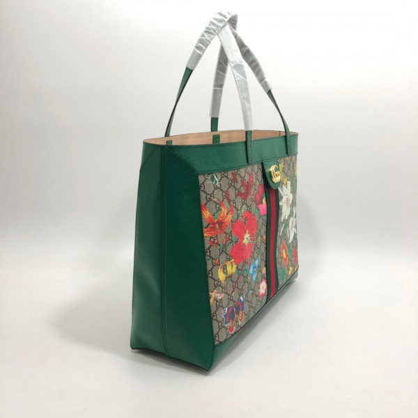 g*u*i gg S*p*e monogram flora web large ophidia tote