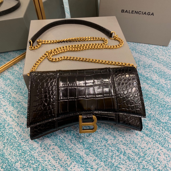 Ba*len*cia*ga  hourglass chain bag