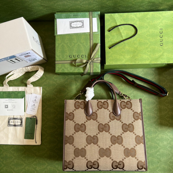 G*u*i tote bag with jumbo gg