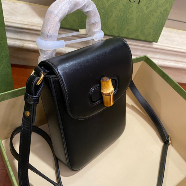 G*u*i bamboo mini handbag