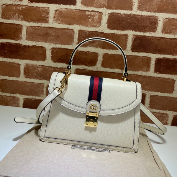 G*u*i ophidia small top handle bag with web