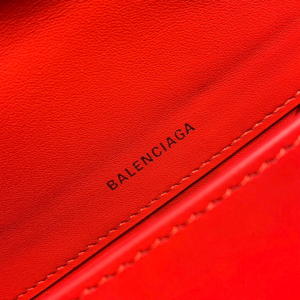Ba*len*cia*ga hourglass xs top handle bag