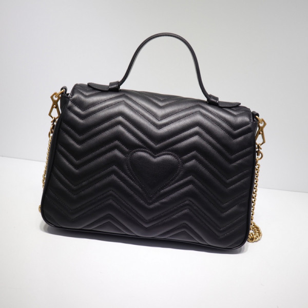 G*u*i gg marmont medium top handle bag