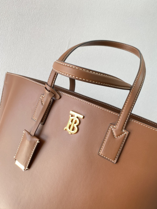 B**rry medium monogram motif leather tote