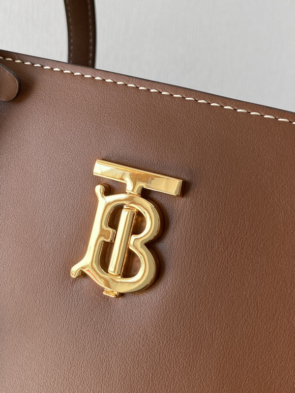 B**rry medium monogram motif leather tote