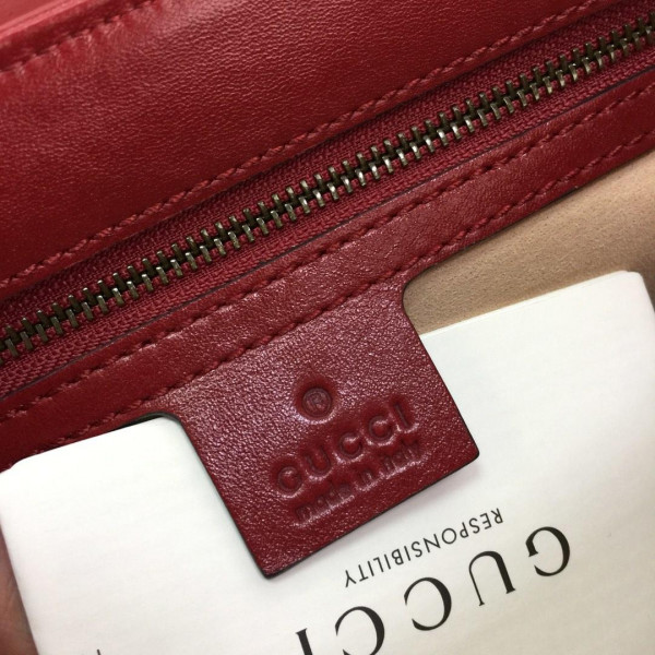 G*u*i gg marmont small top handle bag