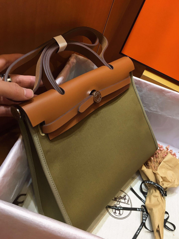 H**mes herbag 31cm all handmade