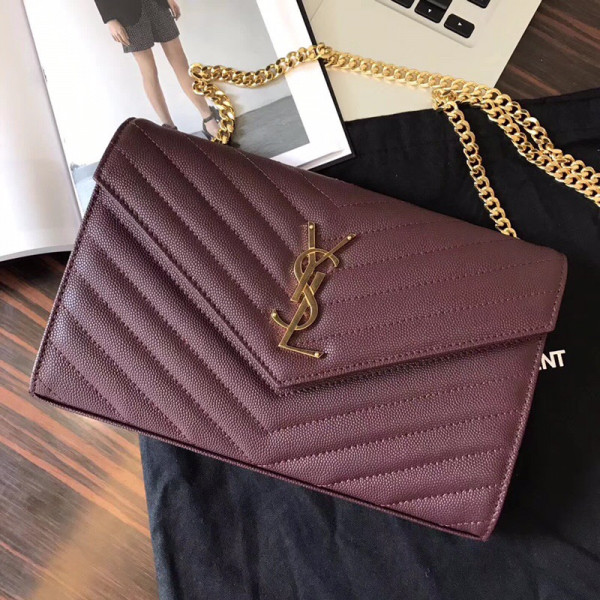 Y*L cassandre matelassÉ chain wallet