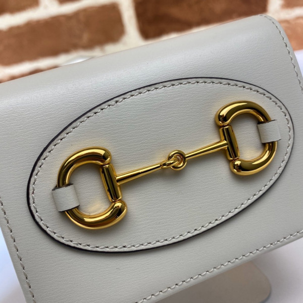 G*u*i horsebit 1955 card case wallet