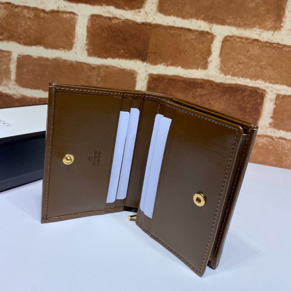 G*u*i horsebit 1955 card case wallet