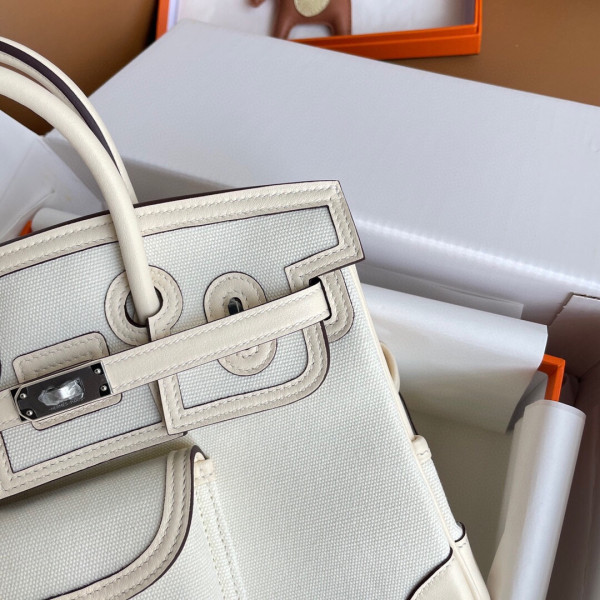 H**mes cargo birkin bag canvas and swift 25
