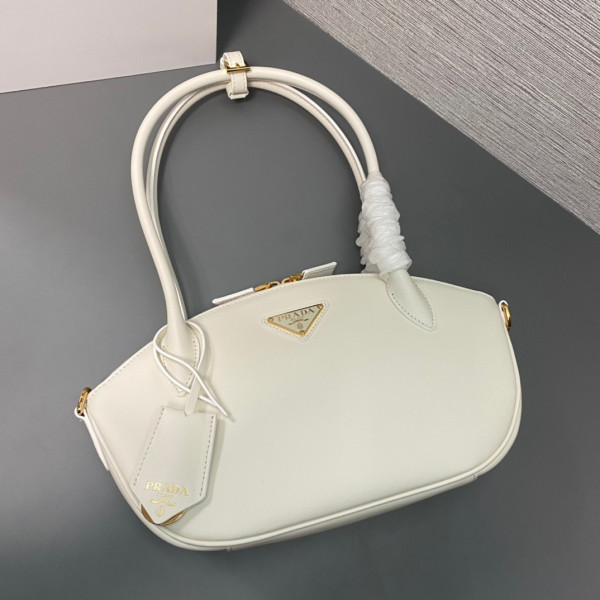 Pra*a leather handbag-31x16x11cm