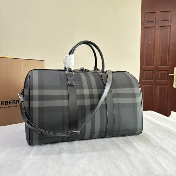 B**rry check bowling bag-49*25*28cm