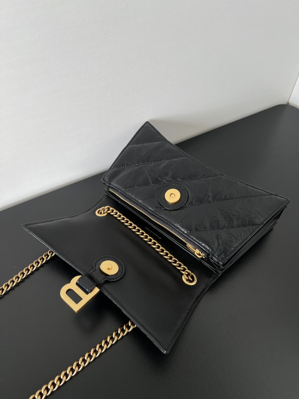 Ba*len*cia*ga hourglass bag-21.8*9.9*4.8cm