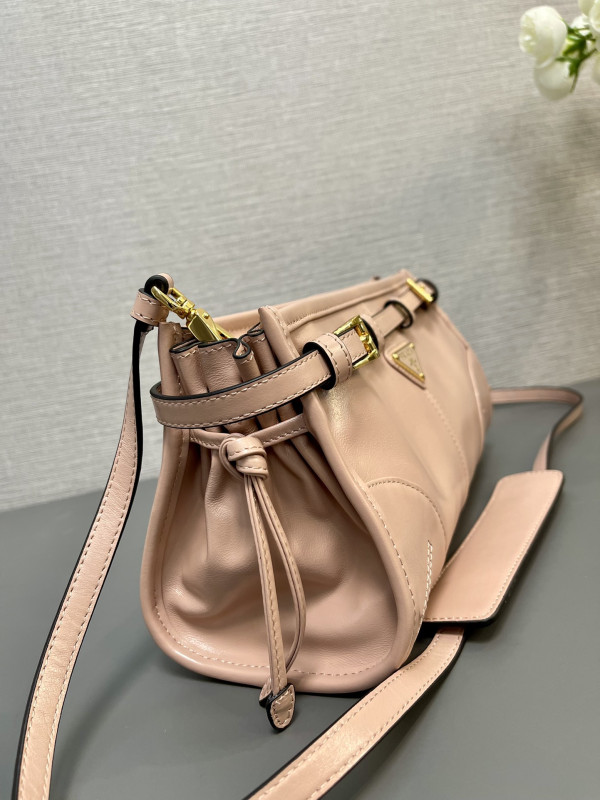 Pra*a small leather shoulder bag