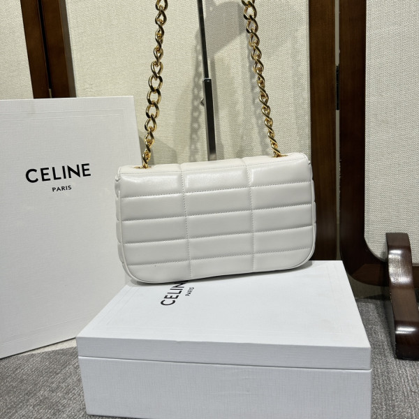 chain shoulder bag matelasse monoCh*0me celin*