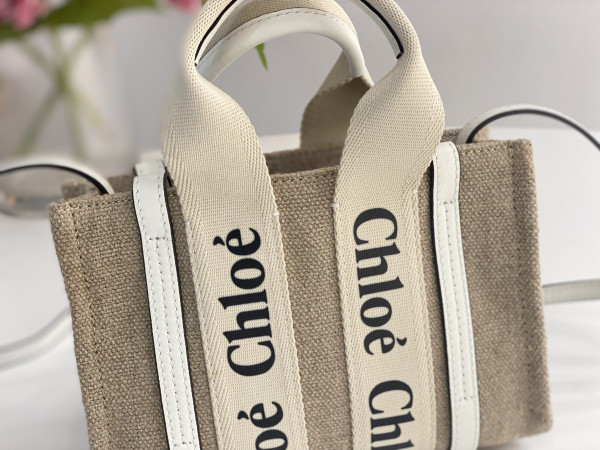 Chloe Mini Woody tote bag-20*14*6cm