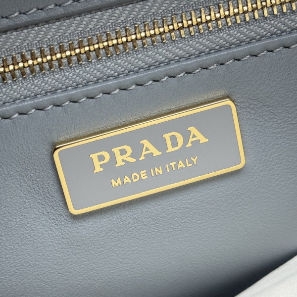 Pra*a soft sound medium leather shoulder bag