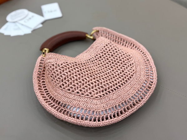 Chloe 25S summer banana hobo bag - 36*21.5*2cm