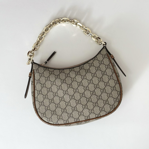 G*u*i gg emblem small shoulder bag-25.5*20*5cm