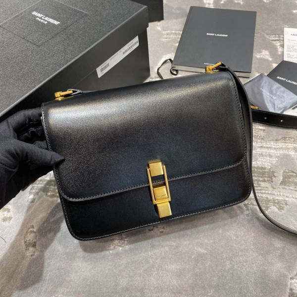 Y*L loulou carre satchel in smooth leather