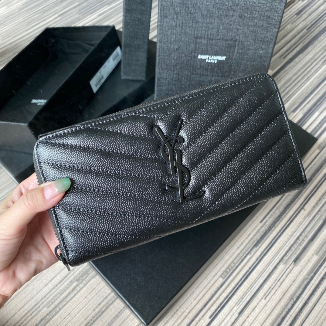 Y*L monogram zippy wallet