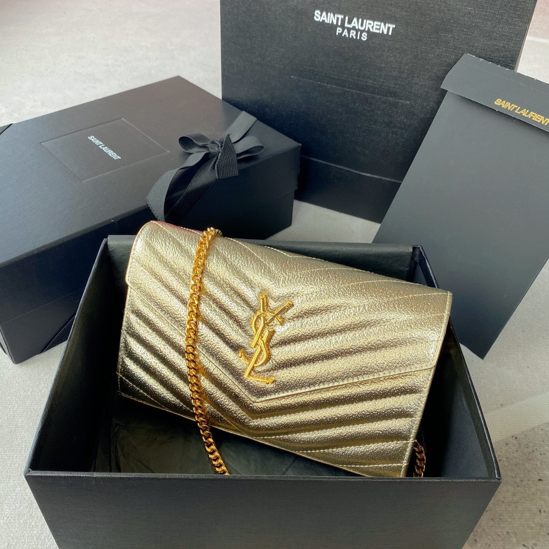 Y*L cassandre matelassÉ chain wallet