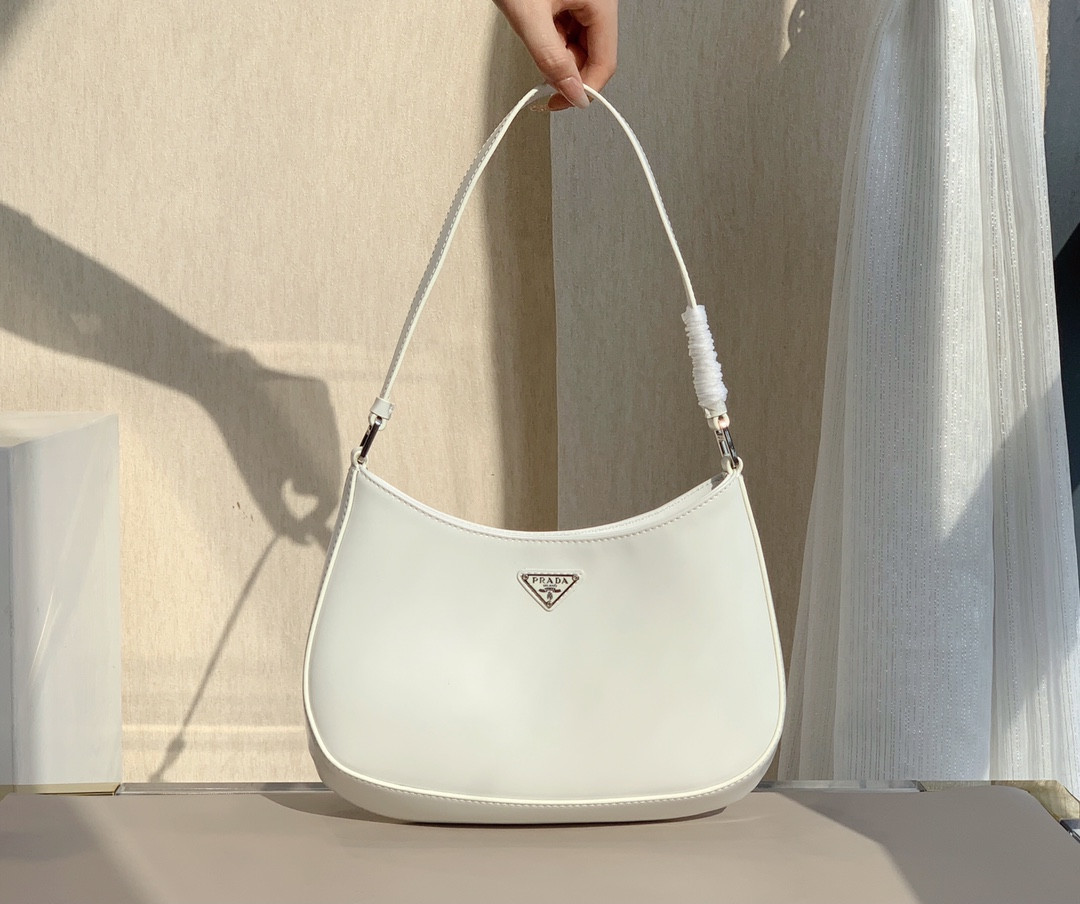 Pra*a cleo brushed leather shoulder bag