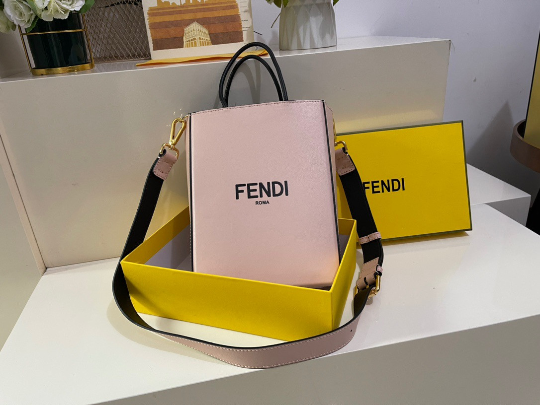 F**di pack small shopping bag