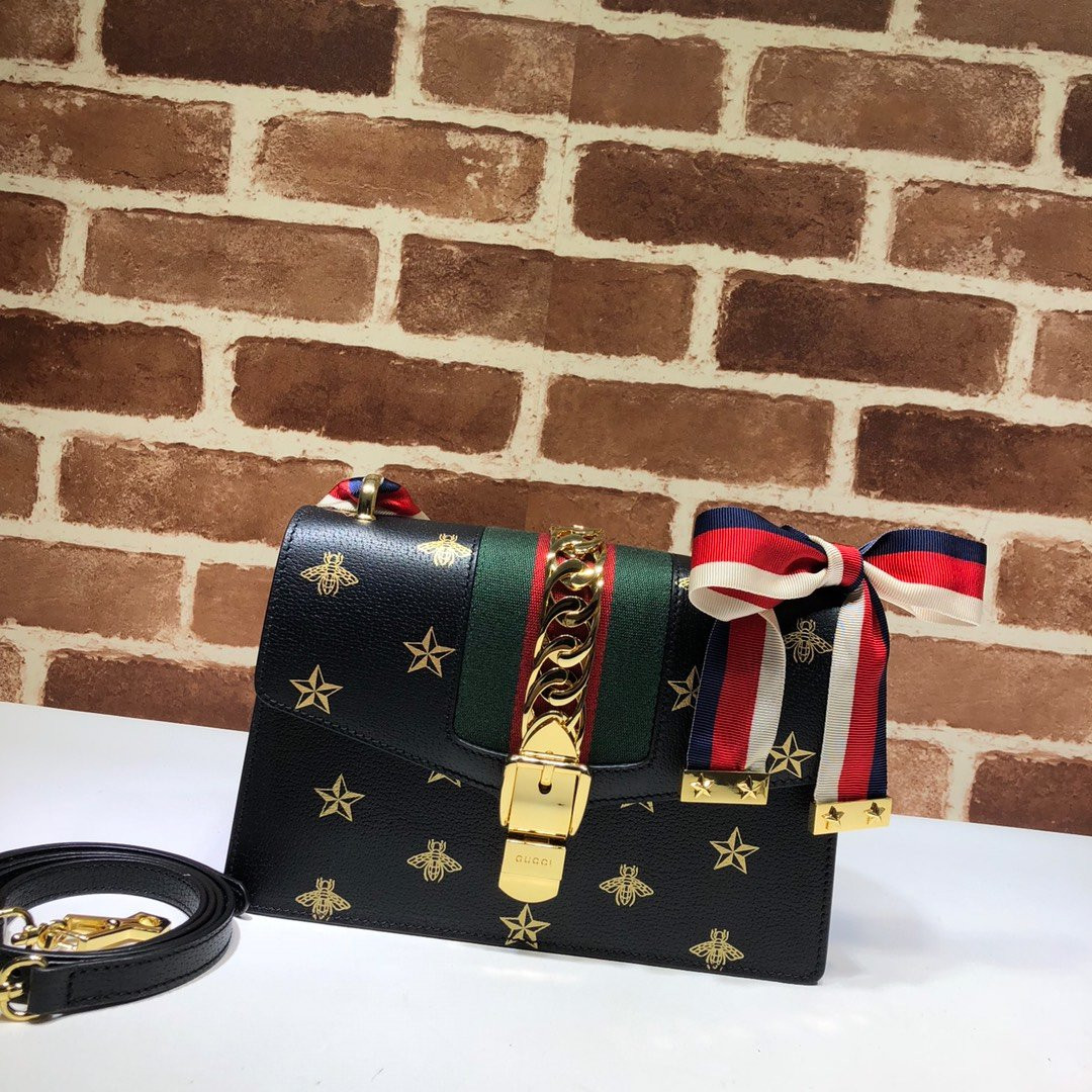 G*u*i sylvie bee star small shoulder bag