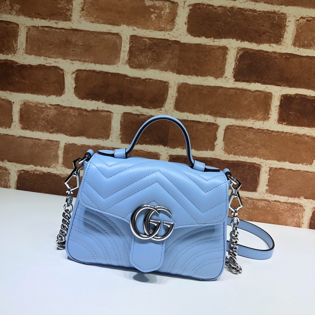 G*u*i gg marmont mini top handle bag