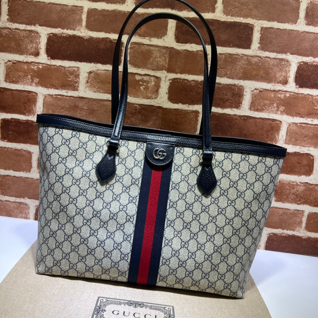 G*u*i ophidia medium tote with web