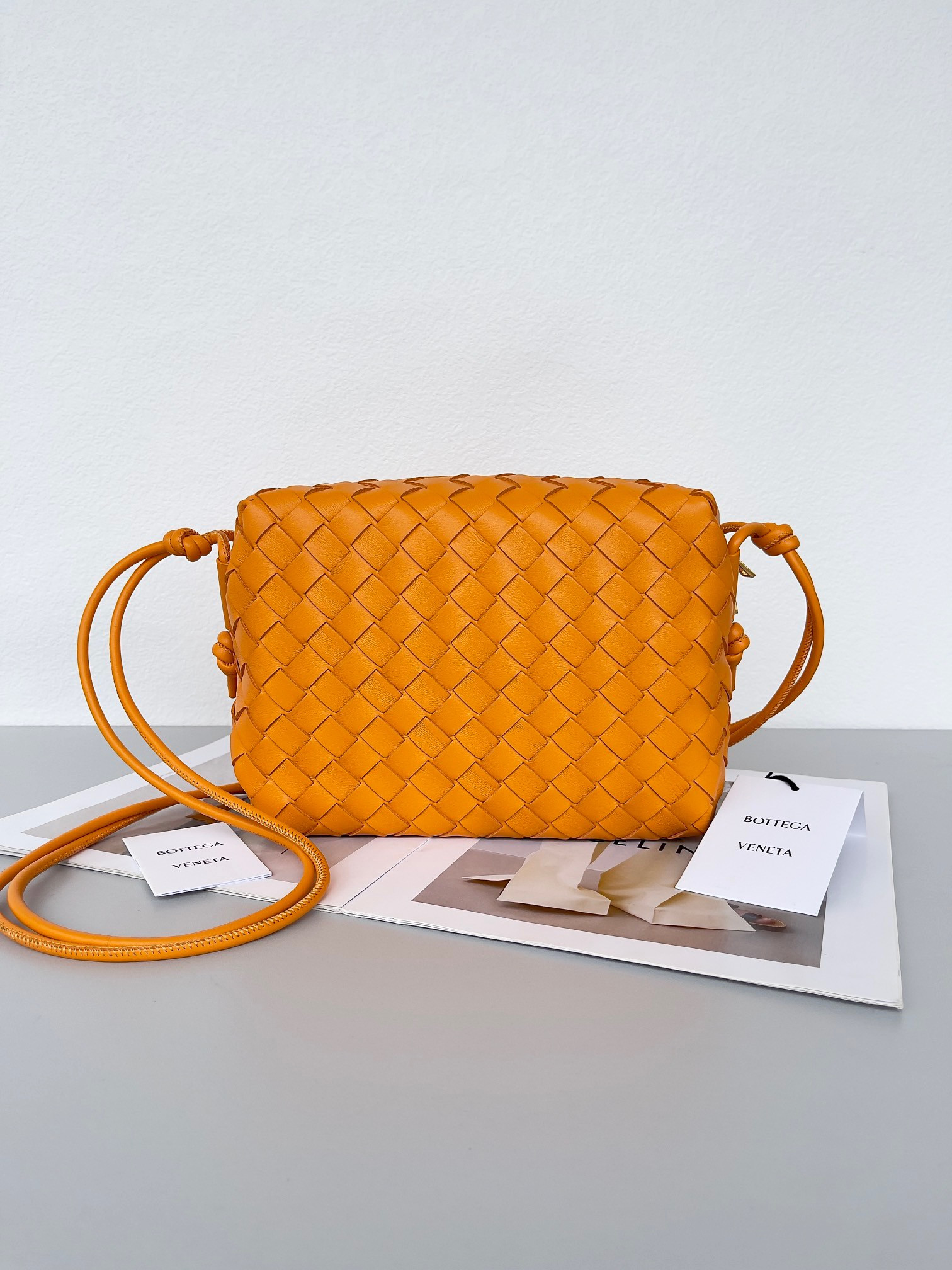 bo*te*ga Ve*ne*ta small loop camera bag
