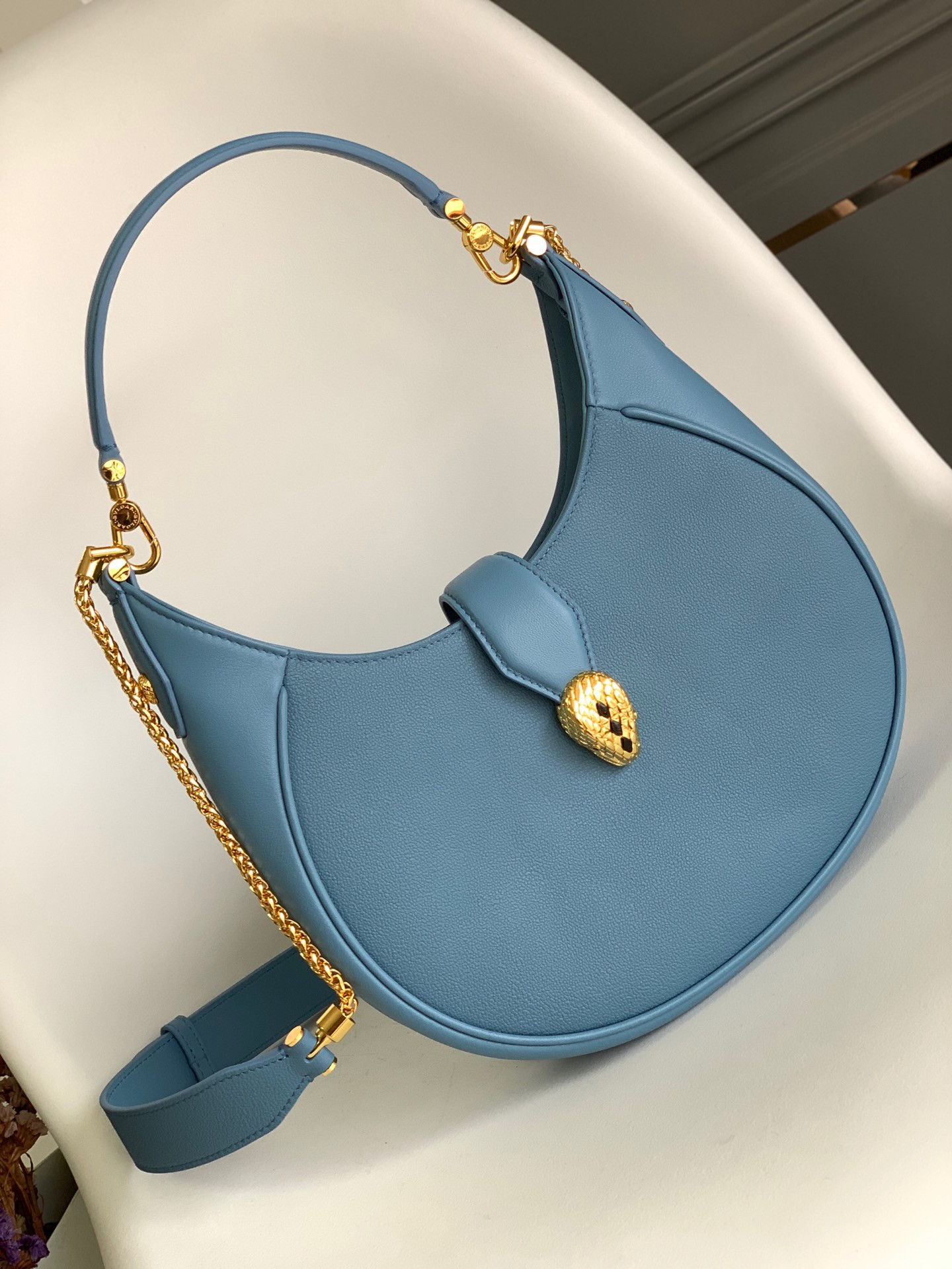 B*l*ai serpenti ellipse shoulder bag