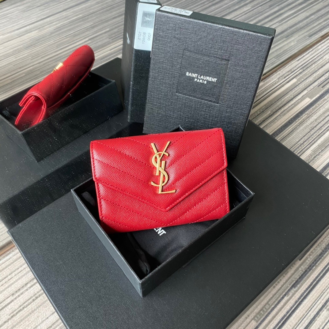 Y*L monogram small envelope wallet in