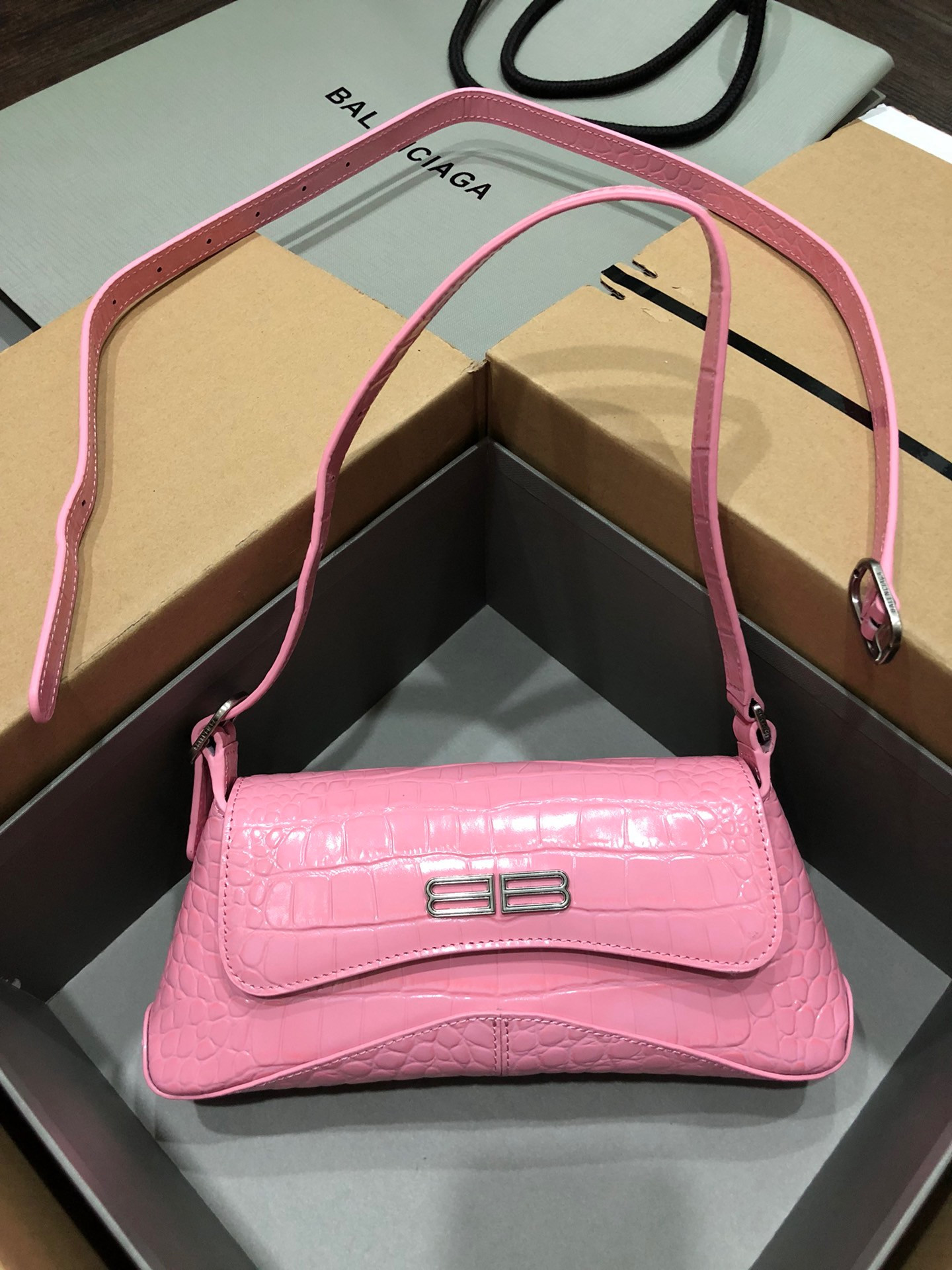 Ba*len*cia*ga xx small flap bag box