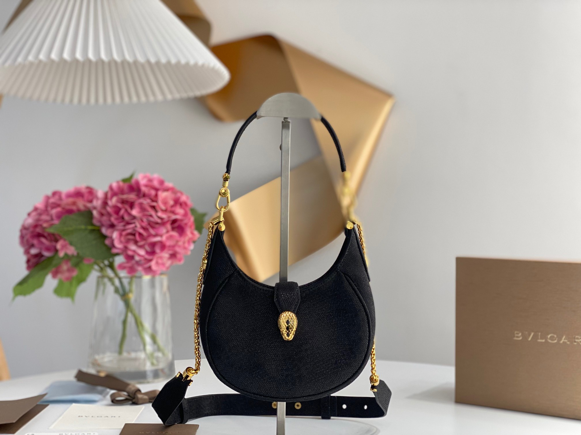 B*l*ai serpenti ellipse crossbody bag