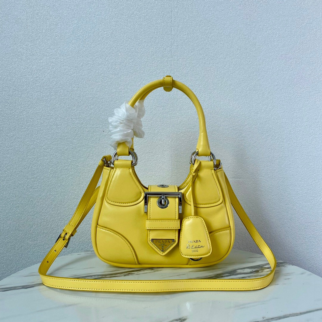 Pra*a moon padded nappa-leather bag