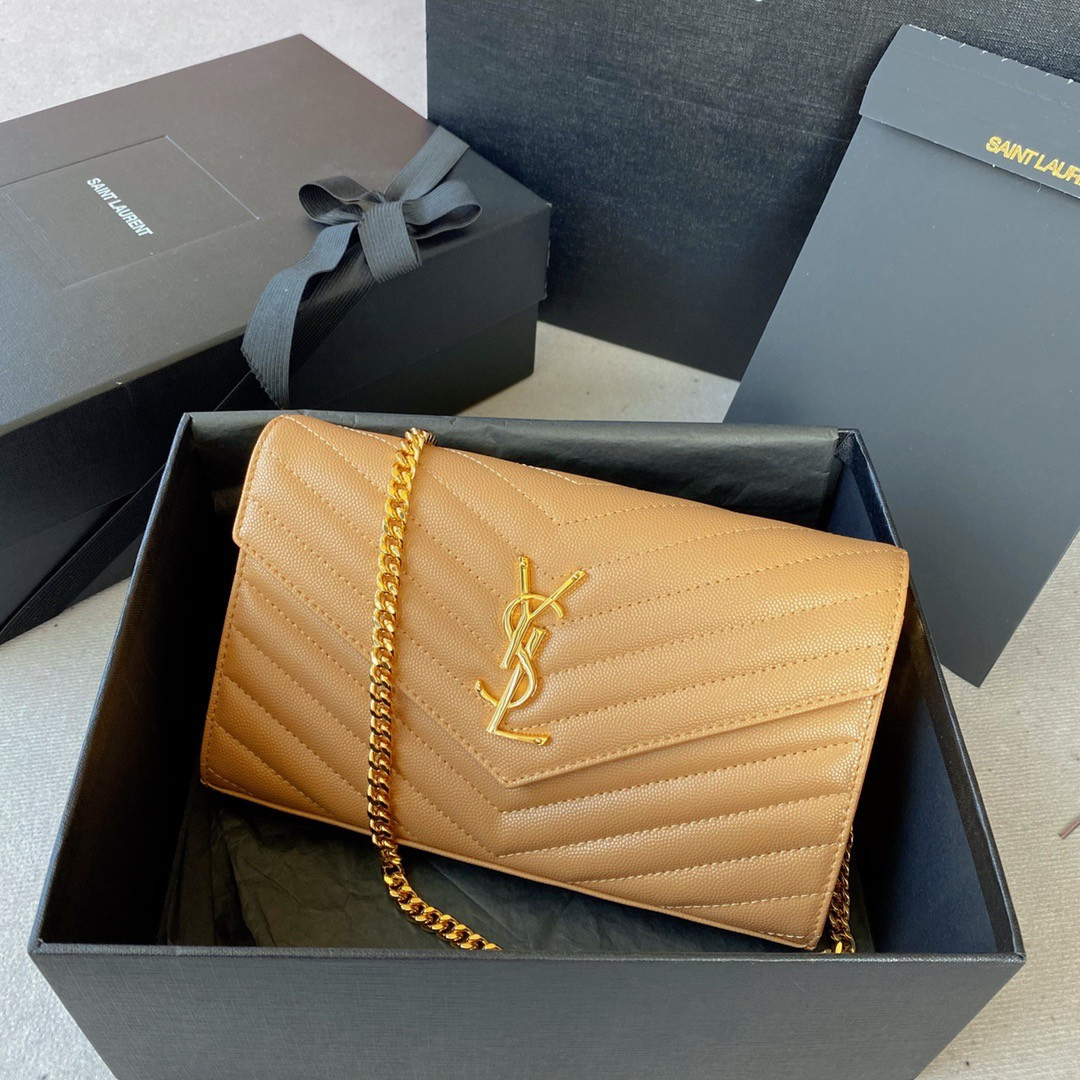Y*L cassandre matelassÉ chain wallet