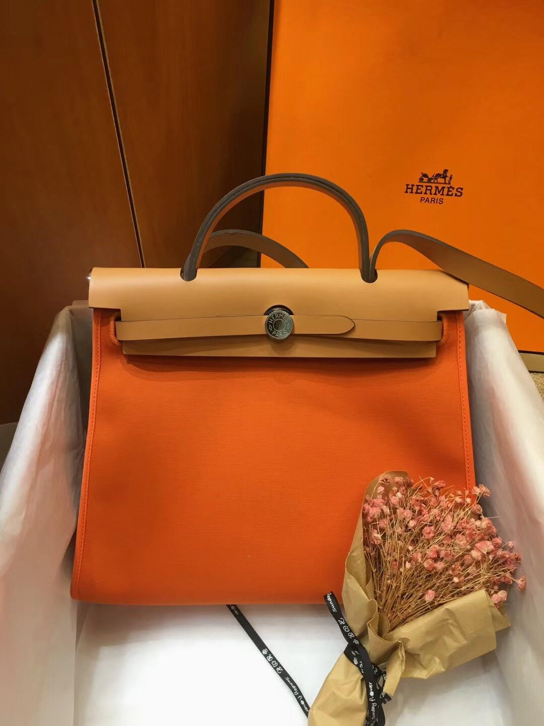 H**mes herbag 31cm all handmade