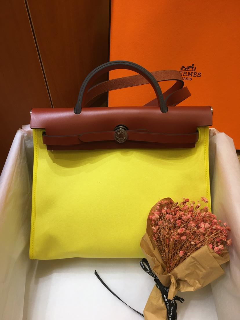H**mes herbag 31cm all handmade