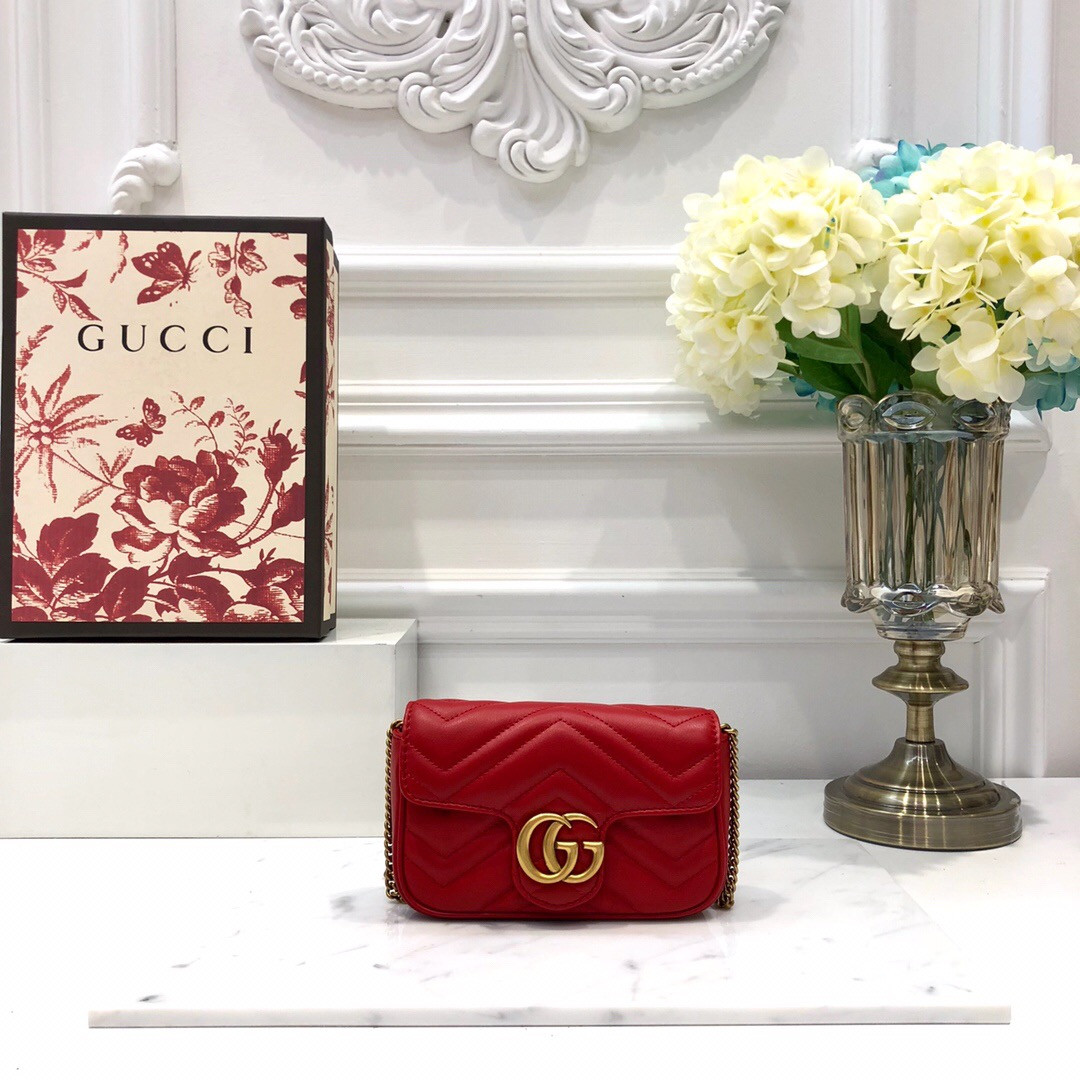 g*u*i gg marmont S*per mini bag