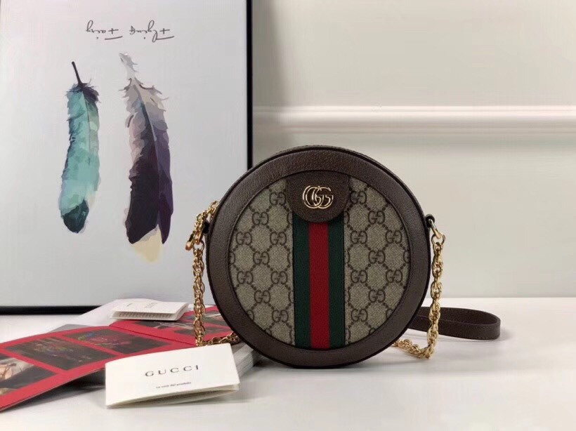 G*u*i ophidia mini gg round shoulder bag