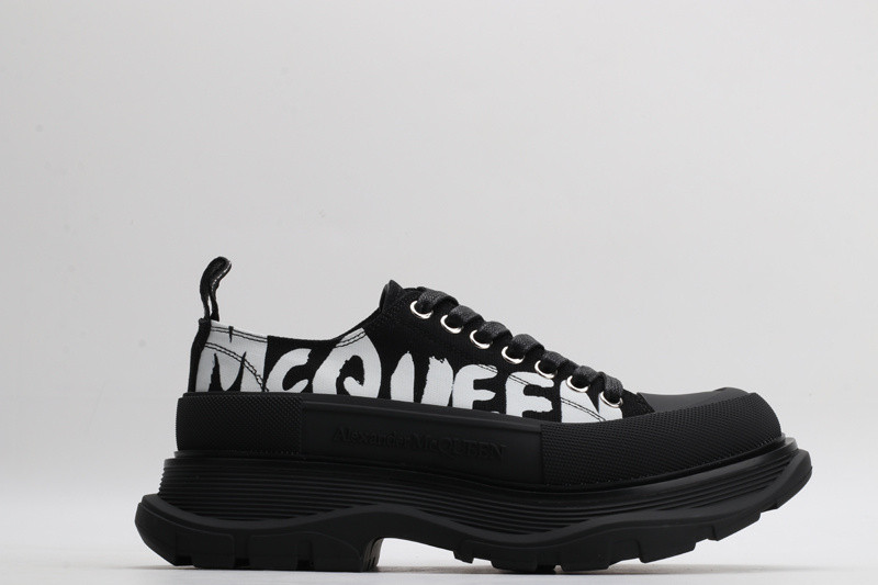 ale*d*r M*Q*en tread slick lace up